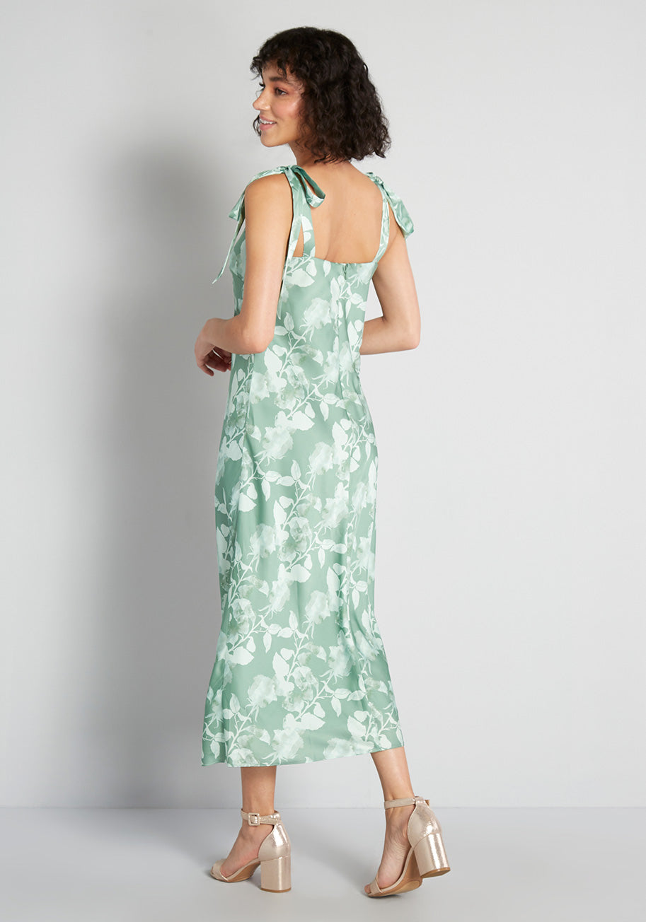 ModCloth x Hutch Tie-Shoulder Midi Dress